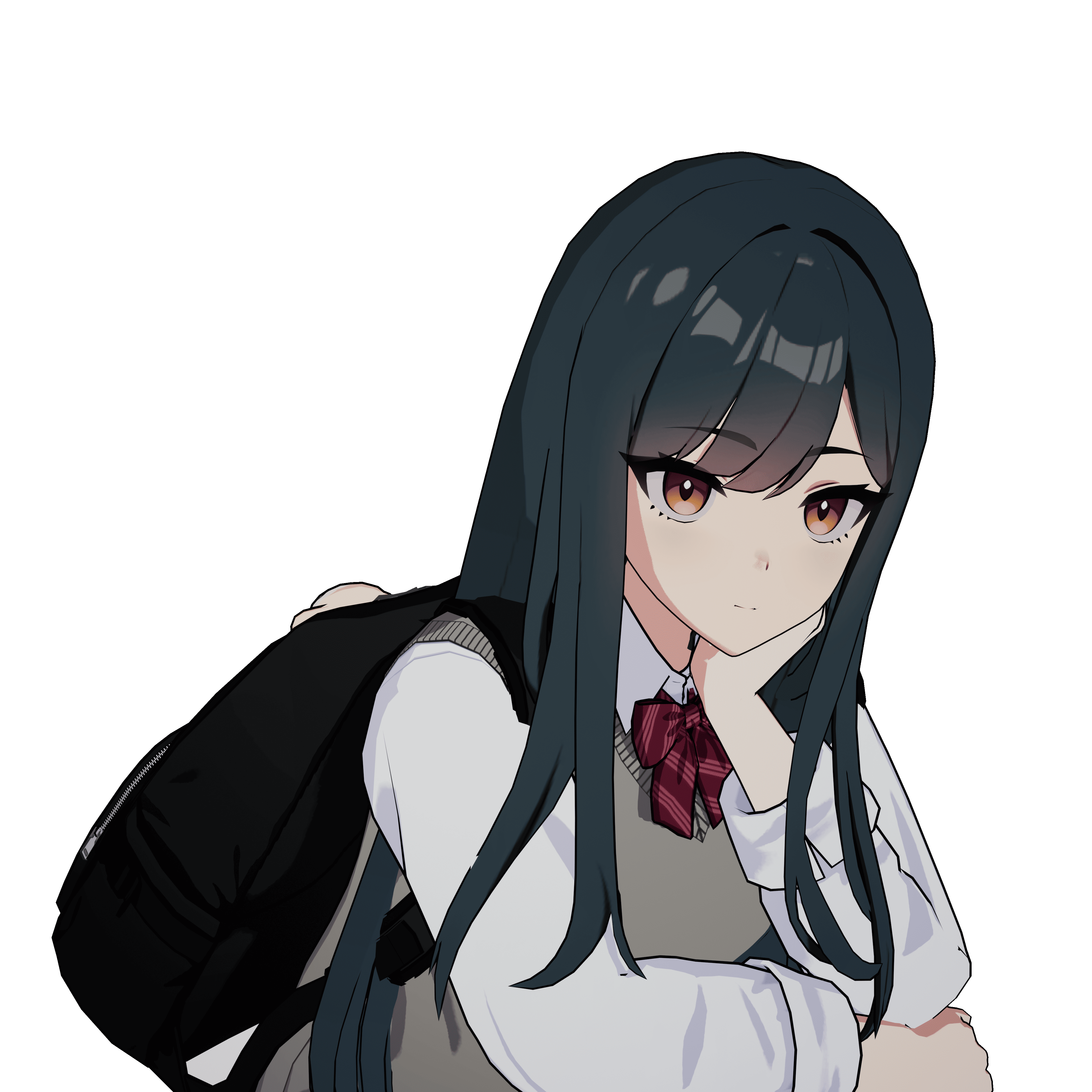 VIONNA character in contemplative pose